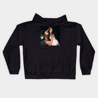 camila with withe Kids Hoodie